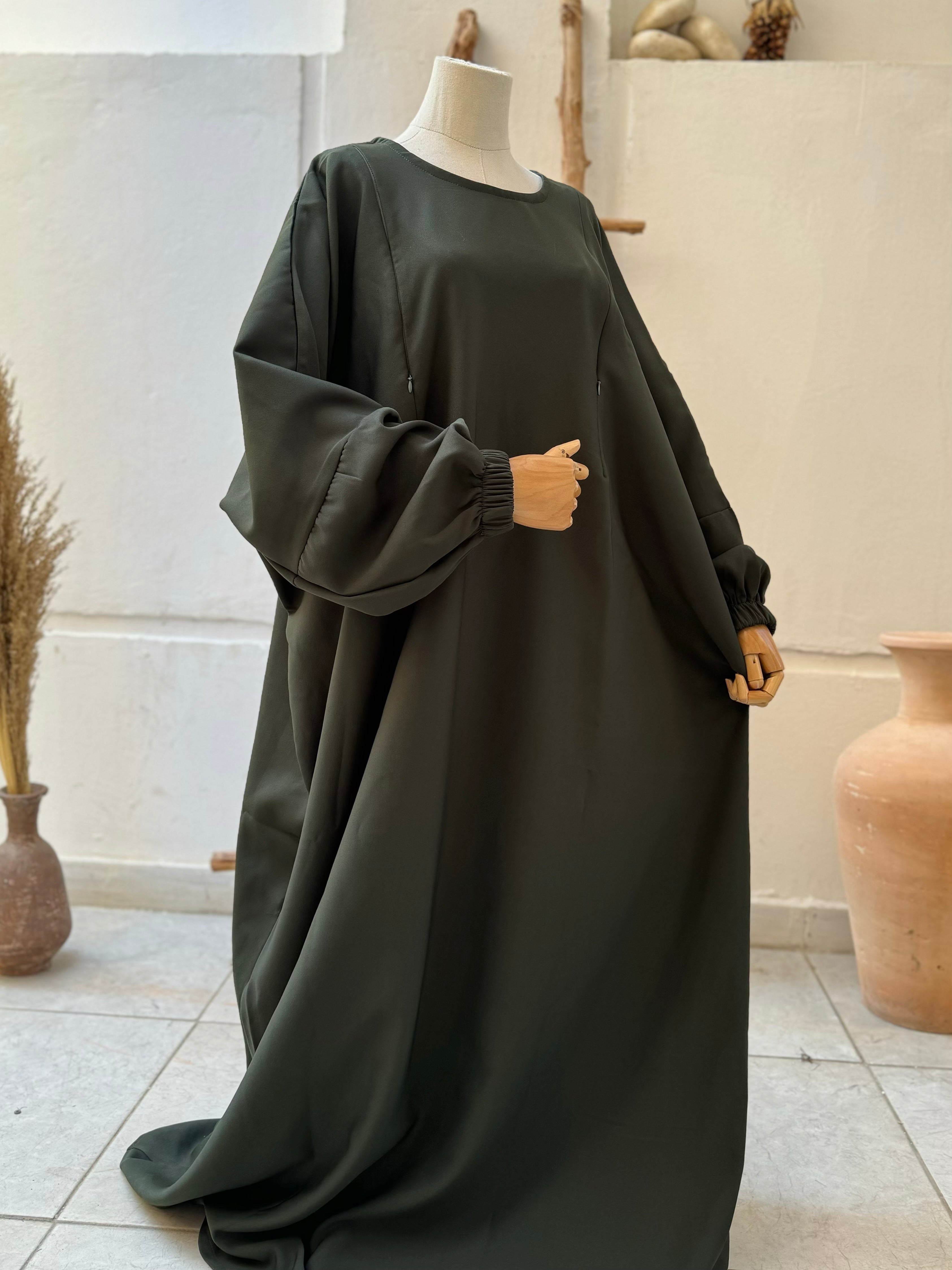 Abaya Usra Khaki