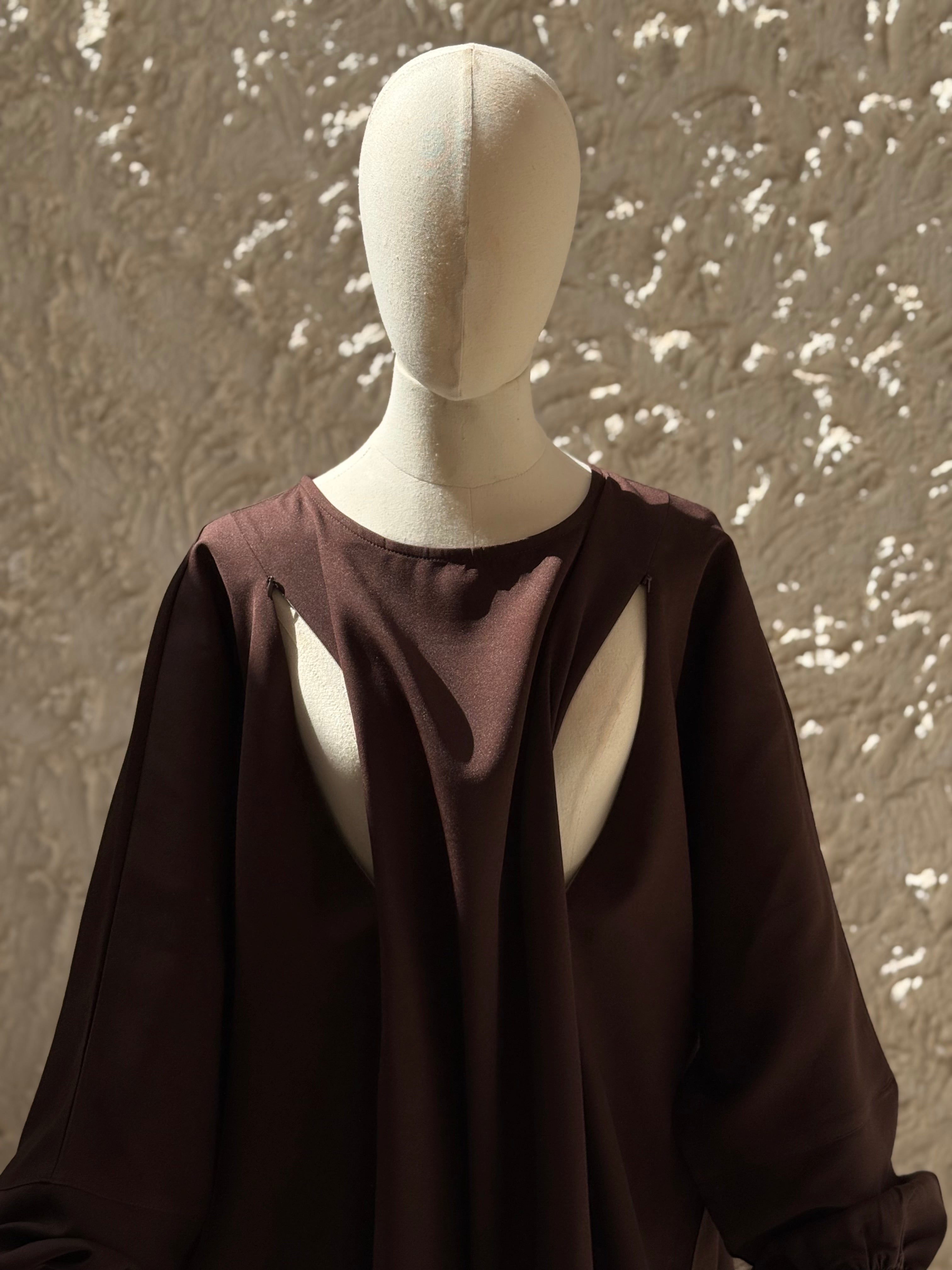 Abaya Usra Chocolat
