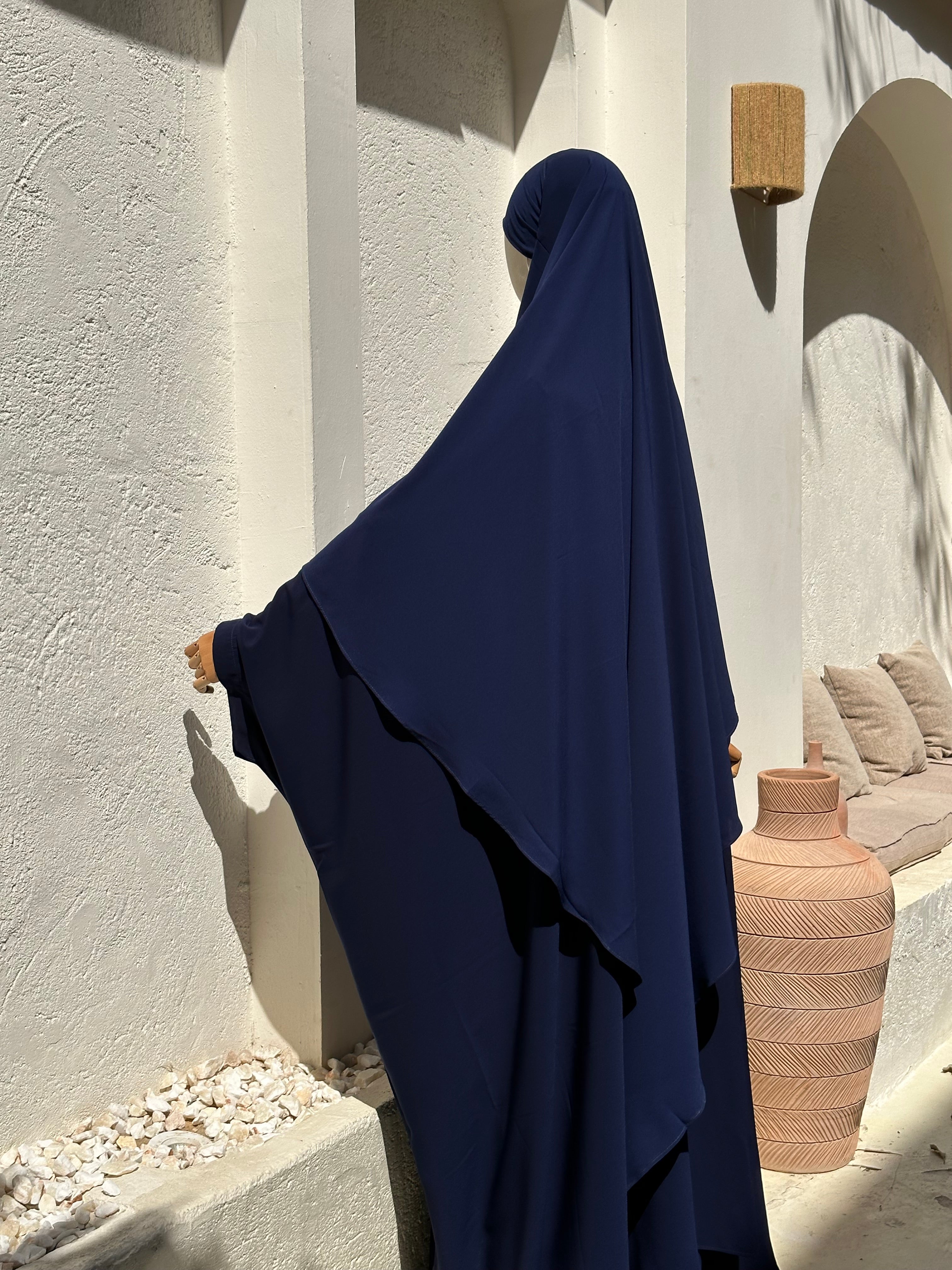 Daily Khimar Bleu Marine