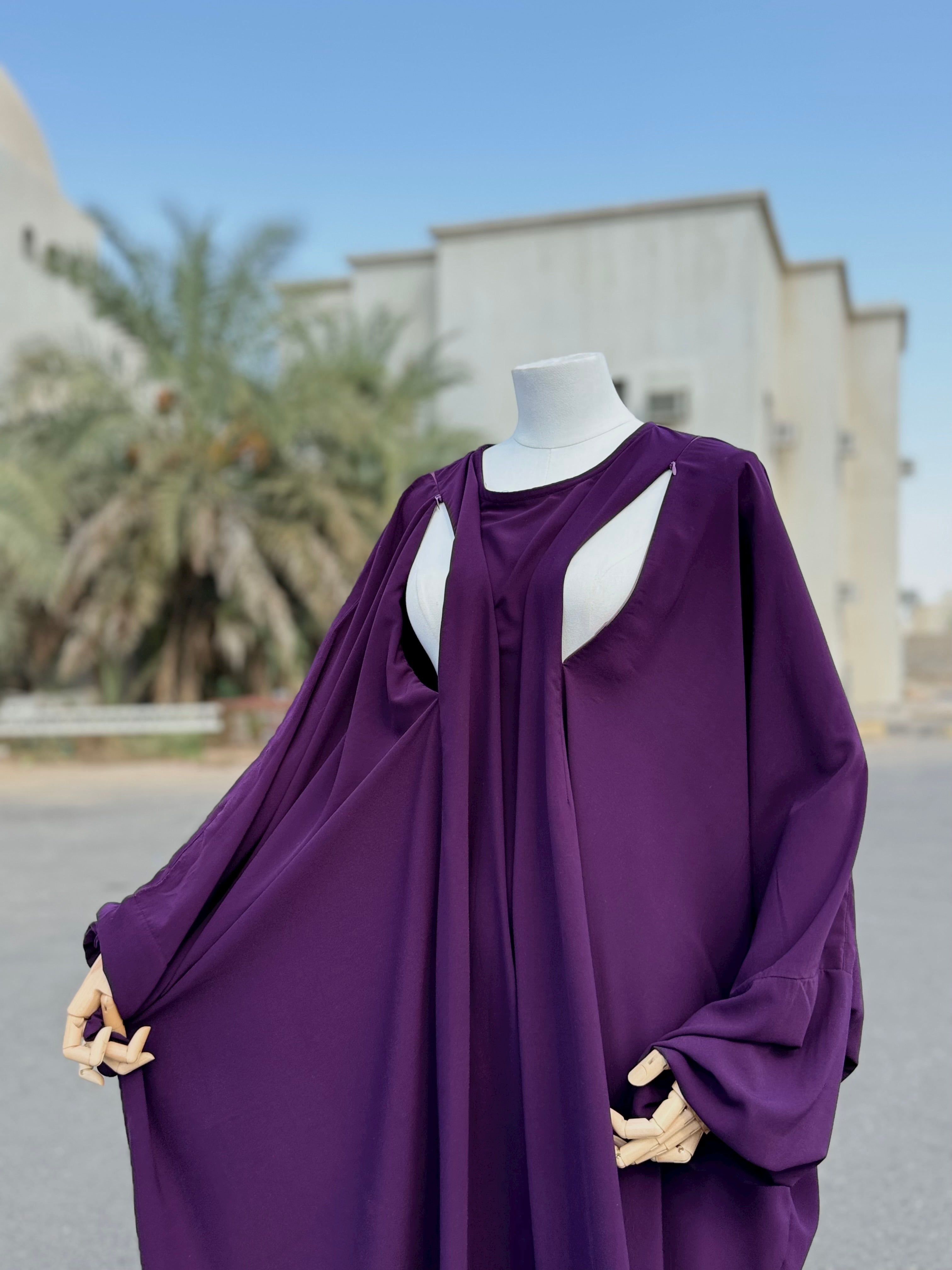 Umumah Abaya Aubergine