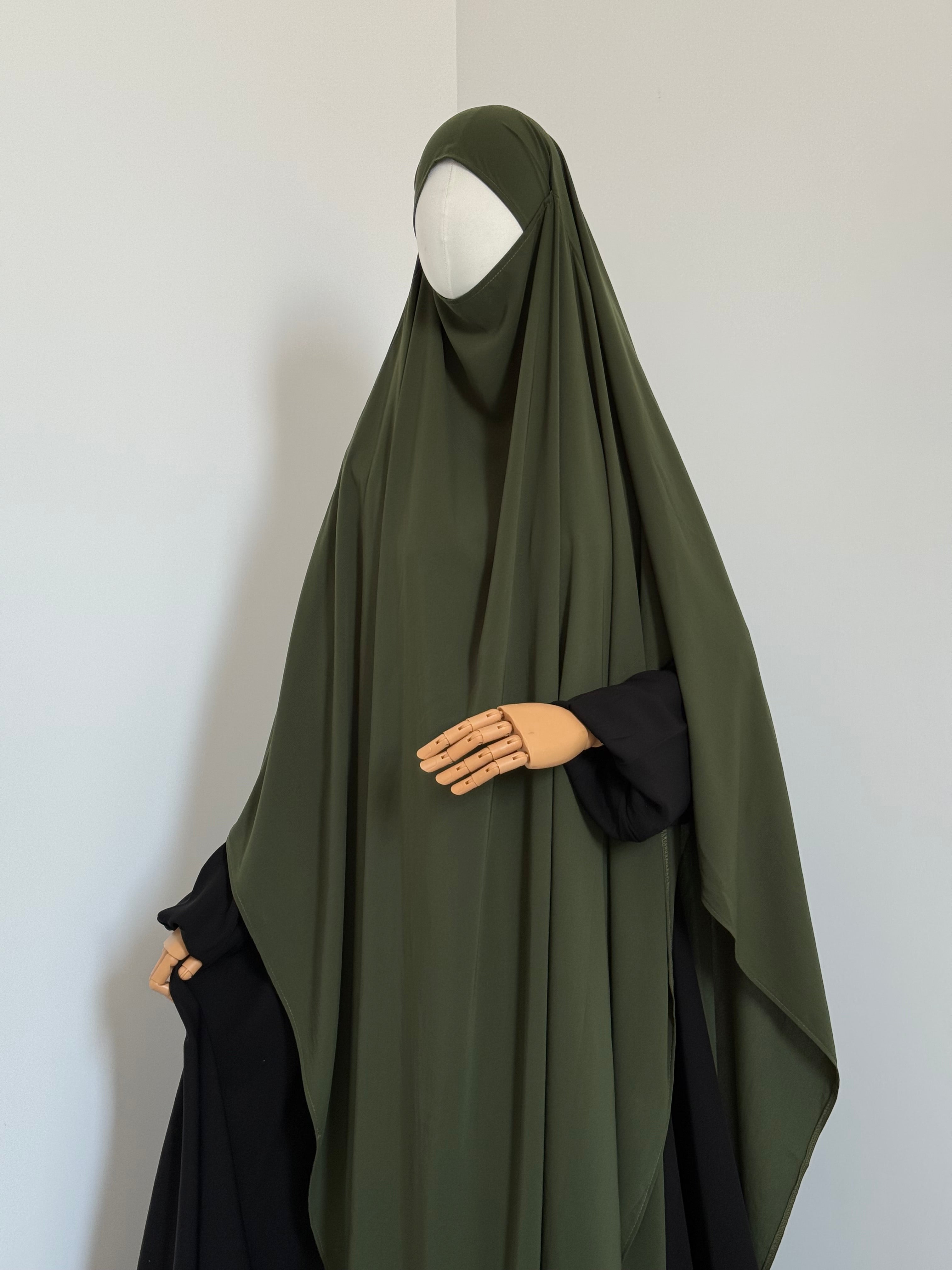 Big Khimar Iffat Kaki