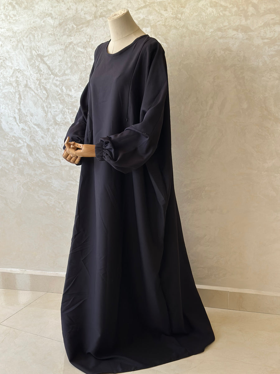 Abaya Usra Blue Black