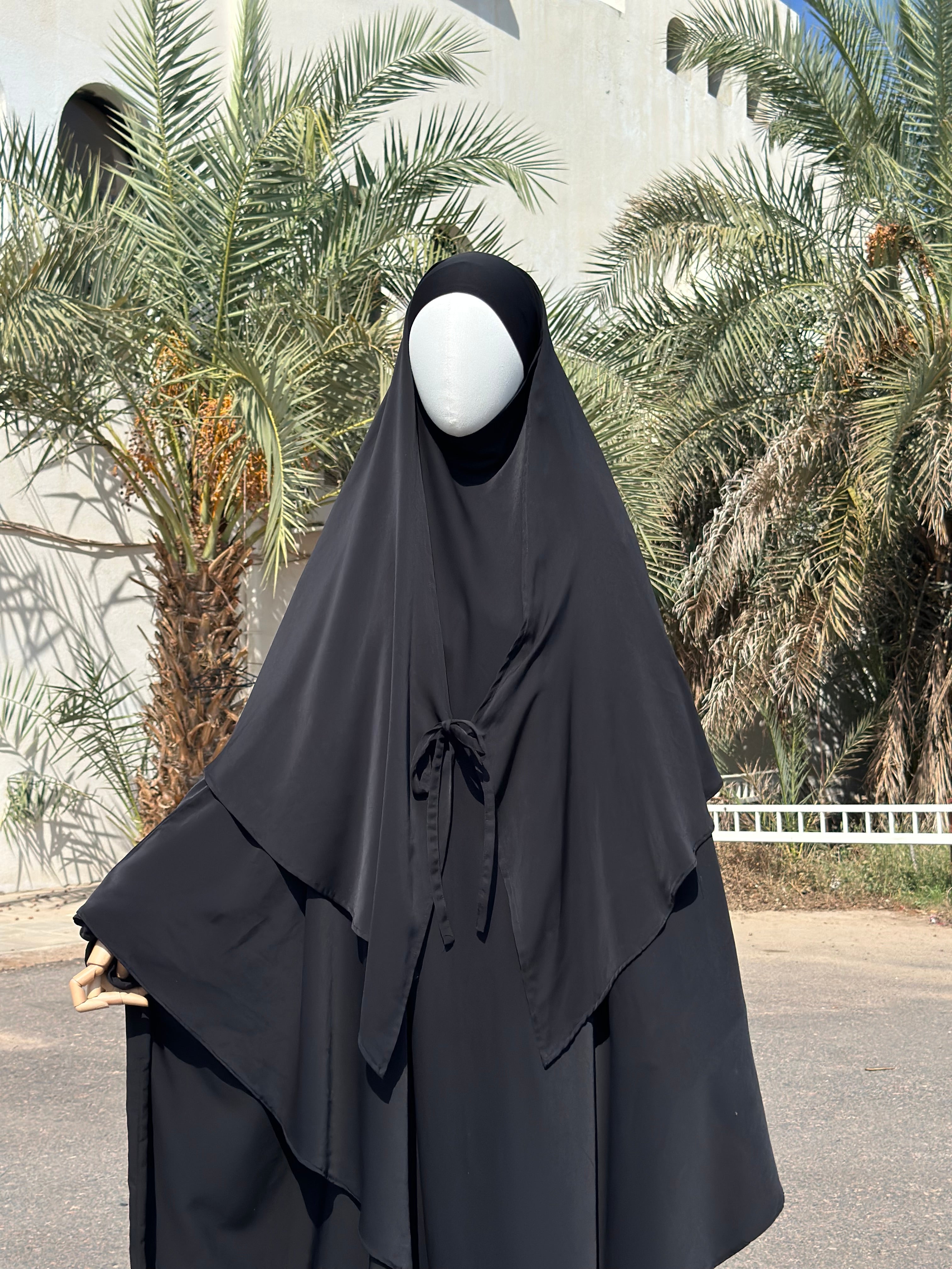 Khimar Tawus Noir