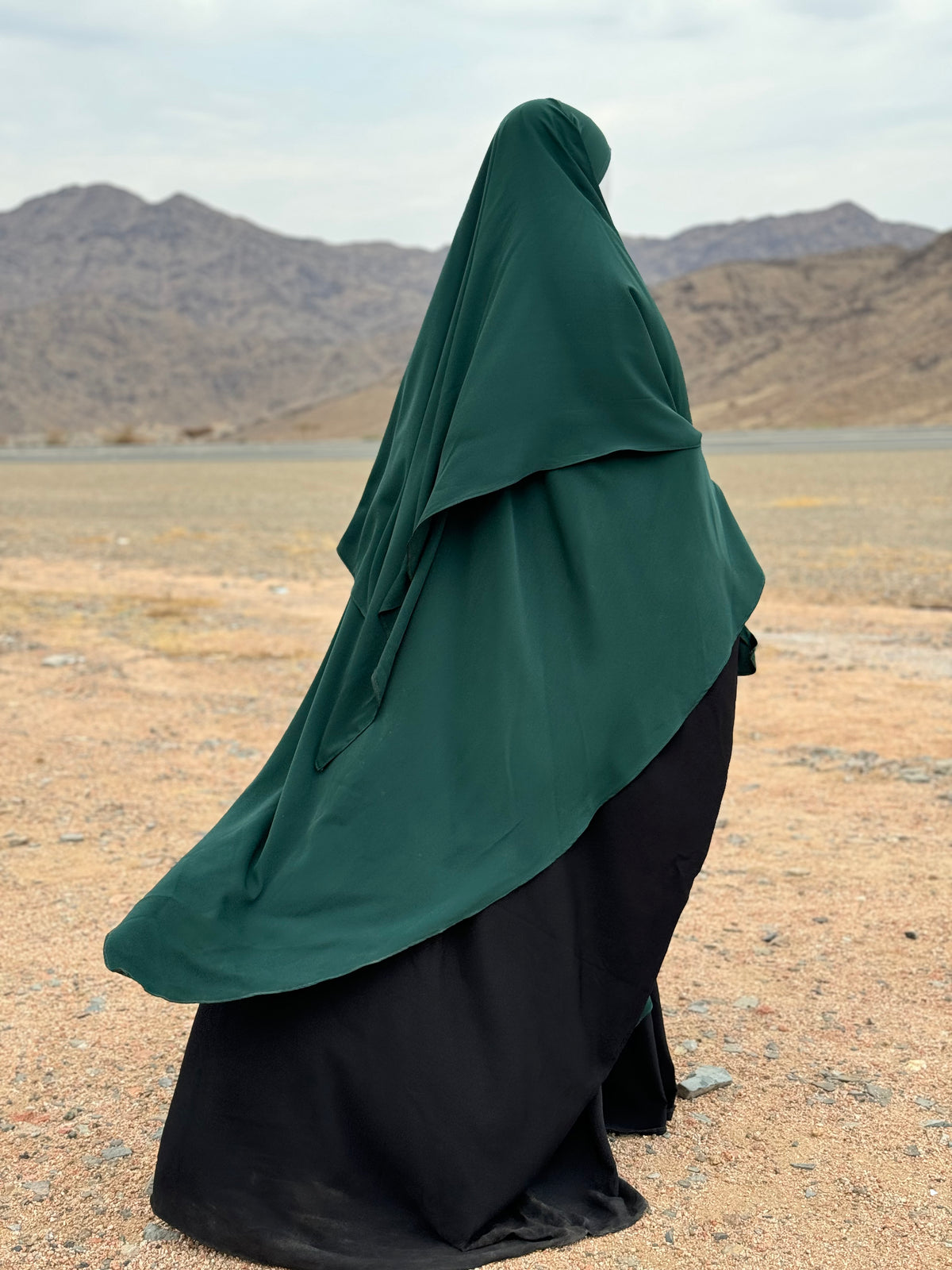 Khimar Tawus Vert Forêt [Ficelles]
