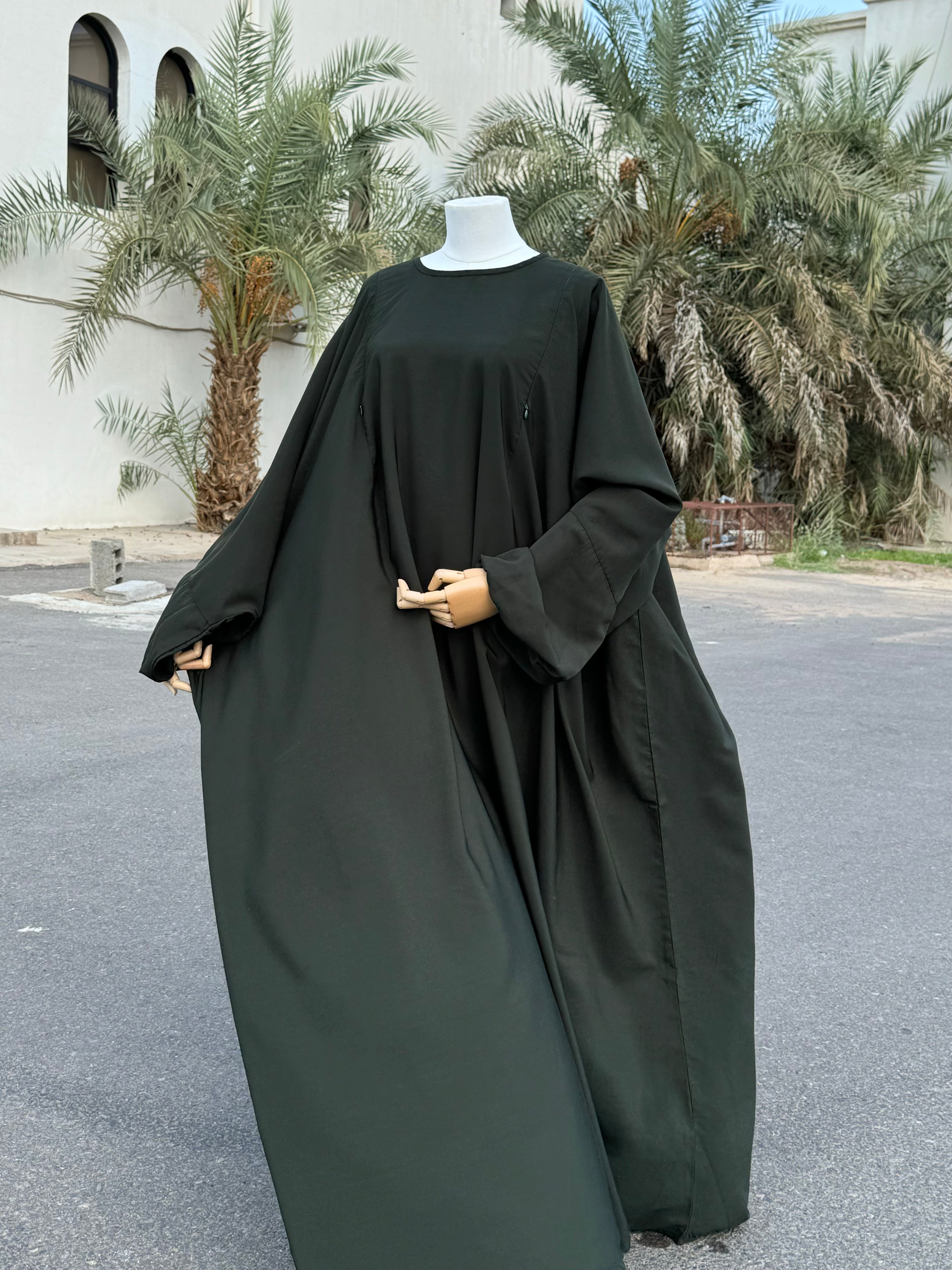 Abaya Umumah Dark Kaki