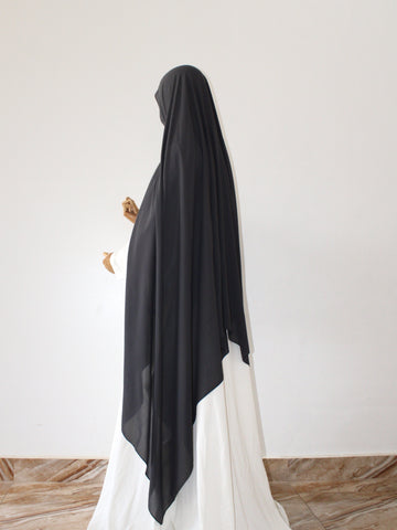 Maxi Hijab Grey Anthracite