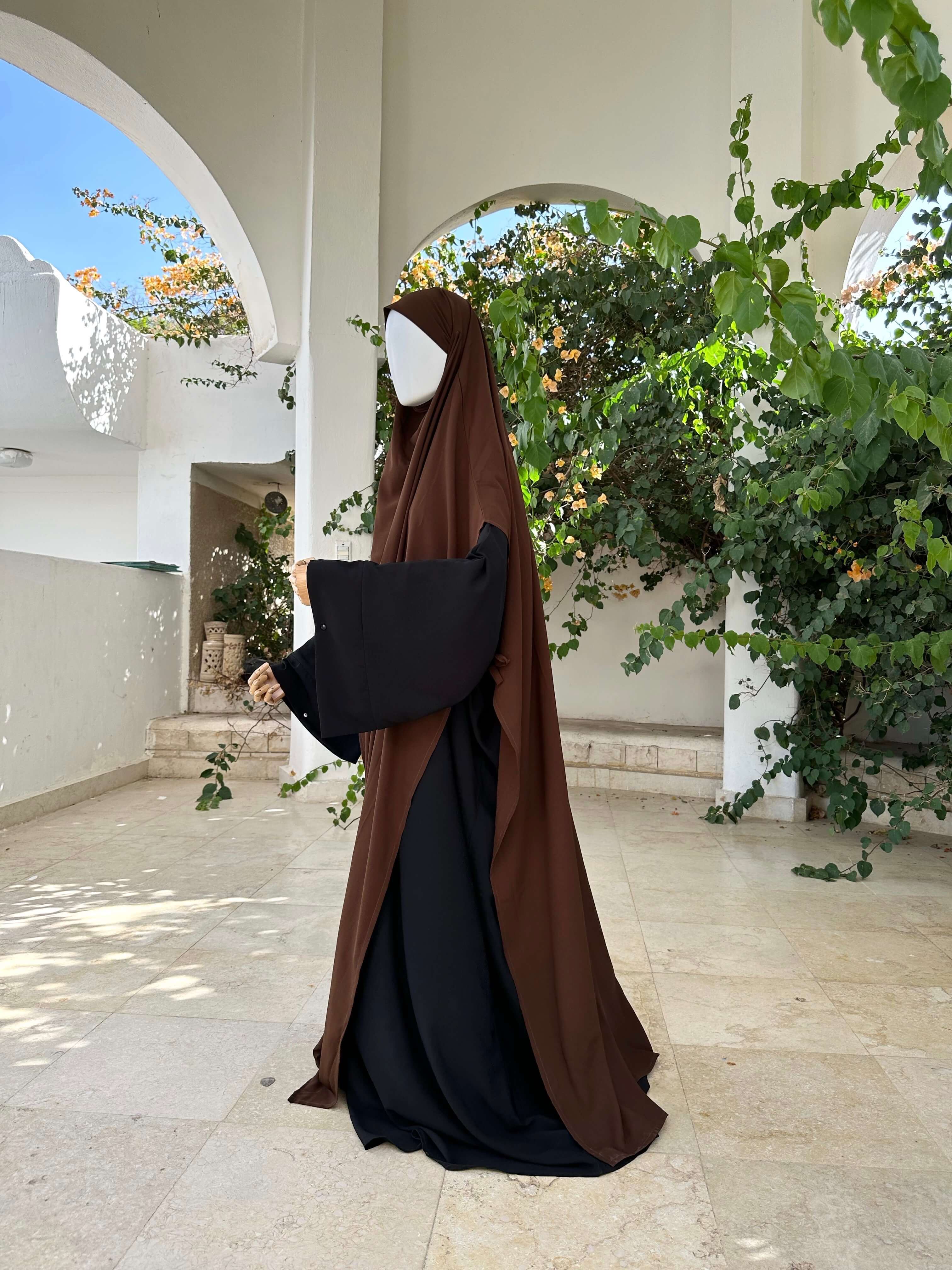 Khimar Riah Chocolat