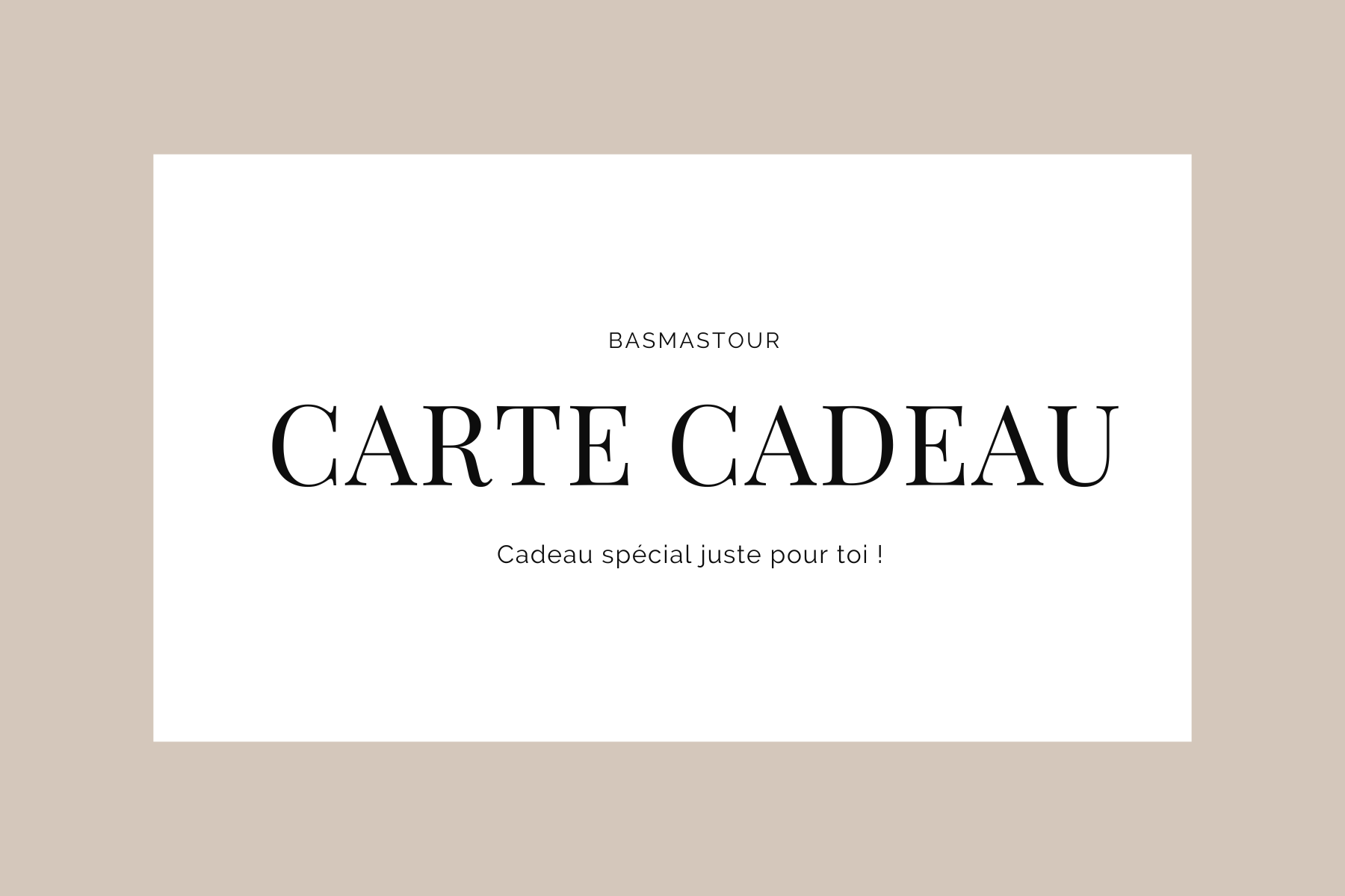 Carte cadeau